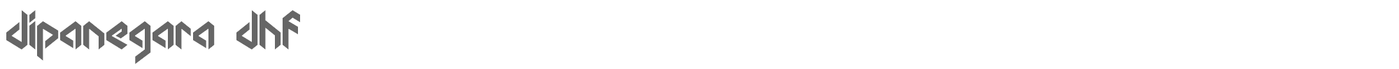 Sample characters Dipanegara Dhf Font
